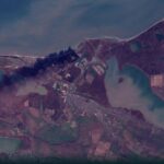 Удар по порту «Темрюк» в Краснодарском крае РФ: последствия атаки видны из космоса (фото)