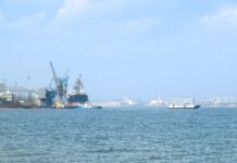 Акваторию крупнейшего порта Украины залило растительным маслом после российских обстрелов