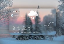 Прогноз погоды на неделю 22–28 декабря 2025 года