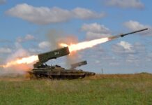 Бойцы Нацгвардии сожгли российский «Солнцепек» за 8 млн долларов (видео)