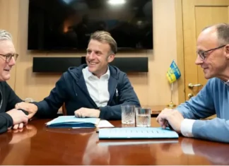 Макрон, Мерц і Стармер поговорили з Трампом щодо завершення війни в Україні