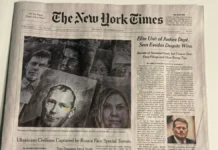 Портрети цивільних полонених, зокрема з Херсонщини, потрапили на першу шпальту The New York Times