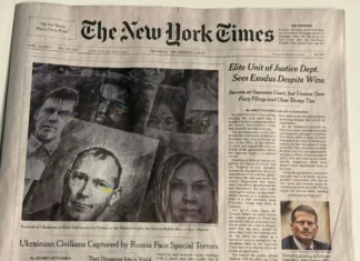 Портрети цивільних полонених, зокрема з Херсонщини, потрапили на першу шпальту The New York Times