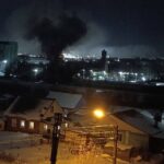 БпЛА атаковали город Елец в РФ: в результате удара загорелся завод «Энергия» (видео)