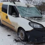 На Херсонщині військові РФ атакували поштовий автомобіль. ФОТО. ОНОВЛЕНО