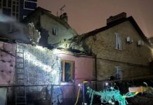 Россияне атаковали Киев ракетами и БПЛА: есть повреждения домов (фото)