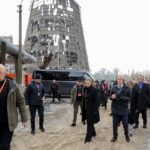 Лидерам ЕС и иностранных государств показали поврежденную россиянами ТЭЦ в Киеве – фото