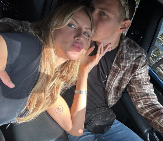 Жених Леси Никитюк показал их сына Оскара в полный рост (фото)