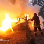 У Херсоні росіяни повторно атакували рятувальників під час роботи (фото)