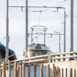 На левом берегу Киева после почти двухмесячного перерыва возобновил работу электротранспорт