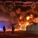 РФ ночью атаковала железную дорогу и порты. Горели резервуары для масла, поврежден зерновой склад