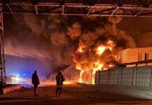РФ ночью атаковала железную дорогу и порты. Горели резервуары для масла, поврежден зерновой склад