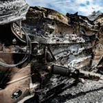 Підпалили машину. Скільки автівок, які закуповувала Херсонська ОВА, були пошкоджені