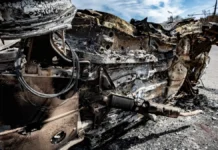 Підпалили машину. Скільки автівок, які закуповувала Херсонська ОВА, були пошкоджені