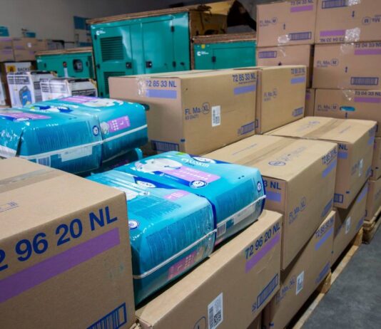 Херсон отримав перший транш гуманітарної допомоги від норвезького Ставангера