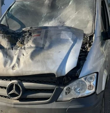 Окупаційні війська атакували машину в Херсоні. ФОТО