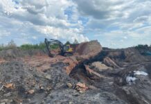 На Волыни выявили незаконную добычу полезных ископаемых: за четыре года – почти 105 000 тонн