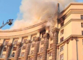 Здание Кабмина, поврежденное российской ракетой, планируют восстанавливать по принципу кинцуги