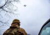 Українські морпіхи атакували окупантів FPV-дронами у Скадовську (відео)