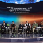 Звільнений з російського полону морпіх з Олешок Олександр Дідур взяв участь у Kyiv Security Forum