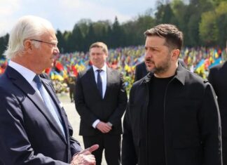 Зеленский и король Швеции почтили память павших воинов