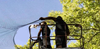 Скільки людей працює над закриттям доріг та об’єктів сітками на Херсонщині