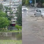 Ряд улиц под водой: в Днепре затопило разные районы города после сильного ливня (видео)