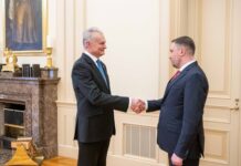 Науседа обсудил с Будановым сотрудничество в оборонной отрасли и вопросы региональной безопасности
