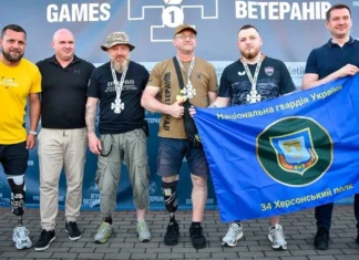 Гвардієць Херсонського полку Національної гвардії виборов призове місце на “Іграх ветеранів”