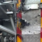 У Херсоні окупаційні війська атакували працівників ДСНС під час ліквідації пожежі. ФОТО