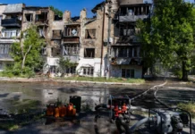 Який вигляд має середмістя Херсона після обстрілів російських військ. ФОТО