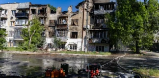 Який вигляд має середмістя Херсона після обстрілів російських військ. ФОТО