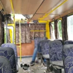 Окупаційні війська дроном атакували автобус у Херсоні, загинула людина. ФОТО