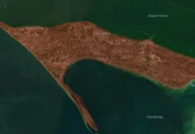 Супутники NASA зафіксували масштабні пожежі на Кінбурнському півострові