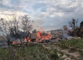 Окупаційні війська обстріляли 6 громад Бериславського району Херсонщини. ФОТО