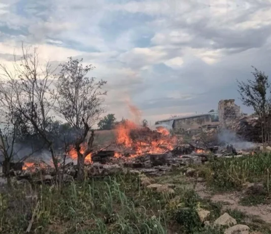 Окупаційні війська обстріляли 6 громад Бериславського району Херсонщини. ФОТО