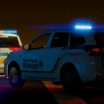 Російський дрон влучив у службове авто поліції в Херсоні. ВІДЕО