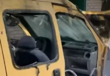 Окупаційні війська дроном атакували автівку волонтерів. ВІДЕО