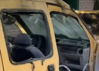 Окупаційні війська дроном атакували автівку волонтерів. ВІДЕО