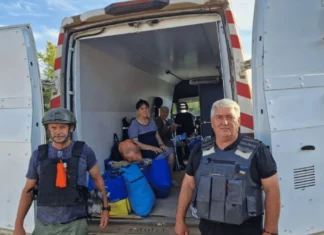 Із Бериславського району на Херсонщині за тиждень евакуювалися понад 30 людей, зокрема з дітьми