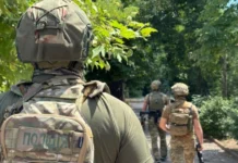 На рахунку мобільно-вогневої групи поліції Херсонщини за місяць — понад 50 збитих дронів
