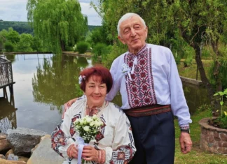 На Івано-Франківщині одружилися переселенці з окупованих Олешок
