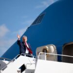 «Есть много врагов»: Трамп летел с саммита НАТО на старом Air Force One вместо самолета, подаренного Катаром