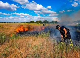 У різних районах Херсона зафіксували задимлення