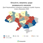 Цьогоріч на Херсонщині зафіксували понад 200 звернень щодо домашнього насильства