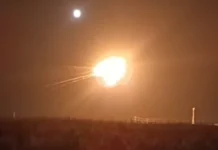 Херсонська бригада оприлюднила кадри збиття російської ракети «Калібр». ВІДЕО