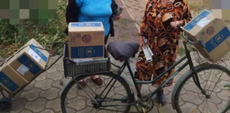 На Херсонщині жителям передали понад 200 продуктових наборів гуманітарної допомоги