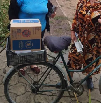 На Херсонщині жителям передали понад 200 продуктових наборів гуманітарної допомоги