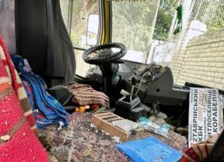 У Херсоні водій автобуса, який атакували війська РФ, самотужки довіз людей до лікарні
